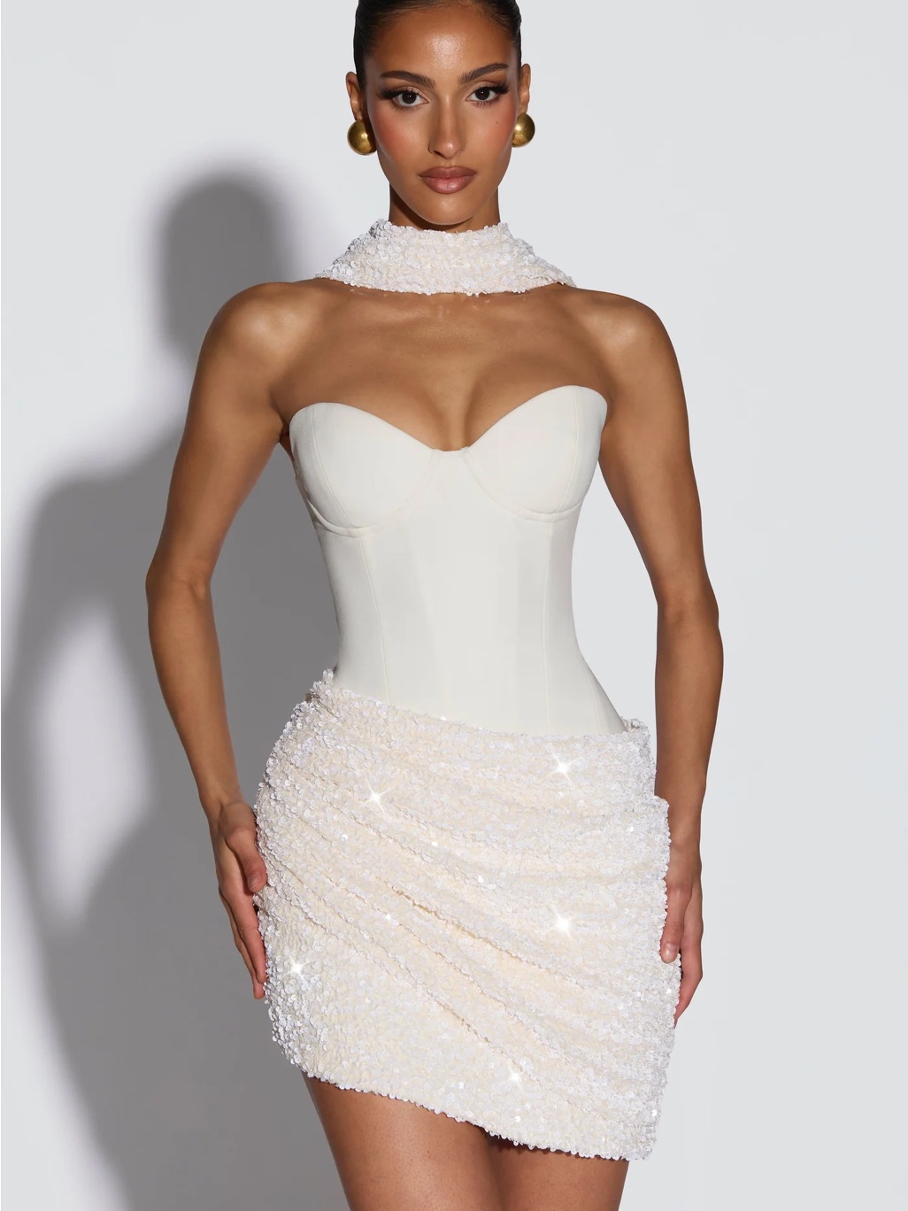 Babyboo - Denise Mini Dress Ivory